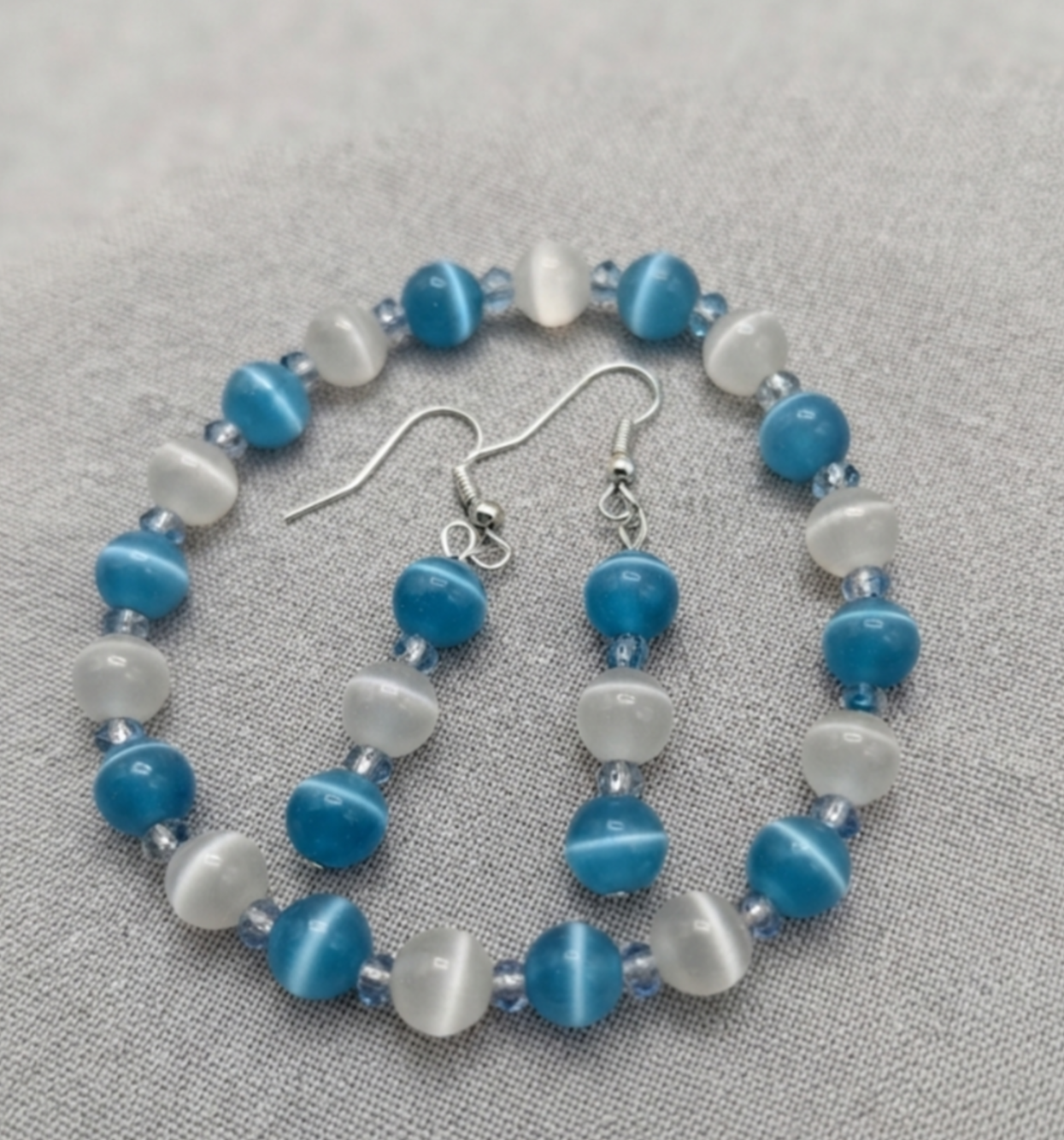 The Ethereal Skies Bracelet & earrings Set